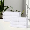 Smart Twist Viscose Cotton Blend Medium Weight Solid Ribbed Towel Set by Blue Nile Mills - 2 of 4