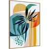 32" x 42" Summer Tropics by Ishita Banerjee Framed Canvas Wall Art Print - Amanti Art: Modern Lithograph, Polystyrene Frame - 2 of 4