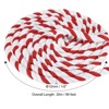 Unique Bargains Natural Twisted Cotton Craft Railings Home Decor Tug of War 3-Strand Rope 1 Pc - 2 of 4