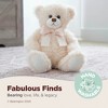 Bearington Brumby, 17 Inch White Teddy Bear Stuffed Animal, Snuggle Bear, Makes a Great Gift for Birthday - 3 of 4