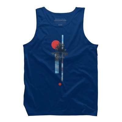Men's Design By Humans Abstract Nature By airiestudio Tank Top
