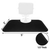 Salon Mat for for Hairstylist 3 Ft x 5 Ft Barber Shop Anti-Fatigue Salon Chair Mat Semi Circle Hair Floor - 2 of 4
