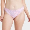 Women's 10pk Thong Underwear - Auden™ Floral Print - 4 of 4