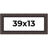 PosterPalooza | Panoramic 3.5" Wide Ornate Brown Frame - UV Acrylic, Foam Board Backing, Hanging Hardware - 2 of 4