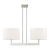 Livex Lighting Hayworth 2 - Light Chandelier in  Brushed Nickel - 2 of 4