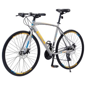 NicBex 700C Hybird Bike with Shimano 24-Speed Gears for Adults,City Bicycle with Aluminum Alloy Frame,Rigid Suspension,Disc Brake - 1 of 4