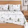 100% Cotton Winter Flannel Sheet Set - Great Bay Home - 2 of 4