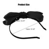 Unique Bargains Women's Fashion Satin Bow Knot Headband 0.31 Inch Wide 1 Pc - 4 of 4