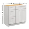 LOVMOR in Plywood Bath Vanity Cabinet with Drawers without Top for Kitchen, Bathroom, Living Room - 4 of 4