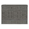 Whisen Modern Design Full Size Murphy Bed, Folded into a Cabinet with Large Drawers - 4 of 4