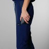 Members Only Women’s Scrub Jogger Cargo Pant with Open Bottom Leg (Printed Waist Pocket Bags) - image 3 of 4