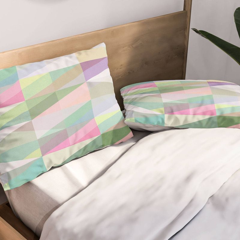 Mareike Boehmer Nordic Combination 8 XY Lightweight Pillowcase Standard Green - Deny Designs, 3 of 5