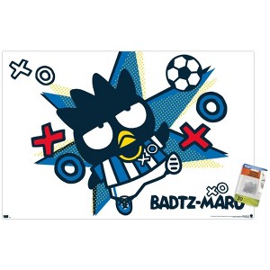 Trends International Hello Kitty and Friends: 21 Sports - Badtz-Maru Soccer Unframed Wall Poster Prints - 1 of 4