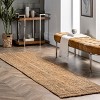Nuloom Ashli Solid Farmhouse Jute Indoor Area Rug - 2 of 4