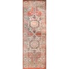 Rustic Medallion Polypropylene Blue Indoor Runner Rug by Blue Nile Mills - 2 of 4