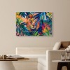 Art Remedy Relaxing Lion Tropical Jungle Animals Wall Art Framed - 2 of 4