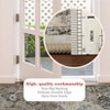 Area Rug, Machine Washable Vintage Distressed Soft Floor Carpet, Low Pile Traditional Floral Print Rug, Indoor Foldable Rug - 4 of 4