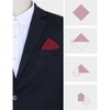 INSPIRE CHIC Men's Classic Floral Leaves Pocket Squares - 3 of 4