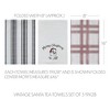 Annie Check Vintage Santa Tea Towel Set of 3 19x28 - 2 of 3