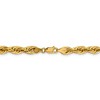 Black Bow Jewelry 5.4mm 14k Yellow Gold Hollow Rope Chain Necklace - 4 of 4