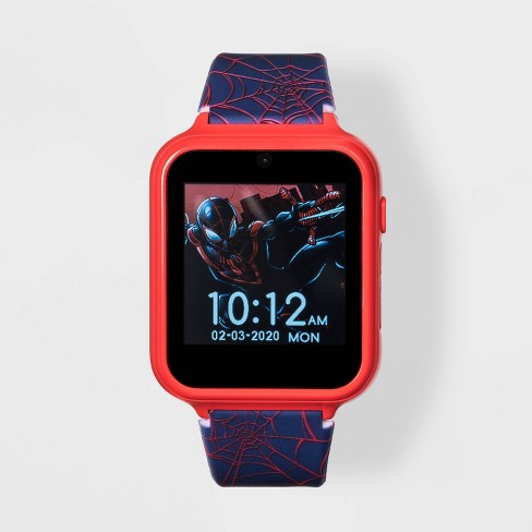 Boys Marvel Spider Man Interactive Watch Blue Red Target