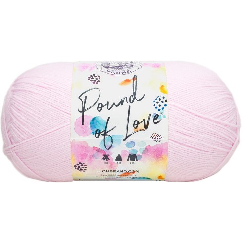 Lion Brand Pound of Love Yarn - Pastel Pink