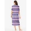 Dreams & Co. Long Print Sleepshirt - 3 of 4