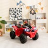 Infans 12V Battery Powered Kids Ride On ATV Electric 4-Wheeler Quad Car w/ MP3 & Light - 3 of 4