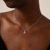Initial Necklaces for Women, Dainty 14K Gold/Silver Letter Pendant Necklace Trendy Simple Cute Necklaces Monogram Name Choker Necklace Jewelry Gift - 2 of 4