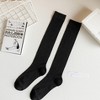 Anna-Kaci Women's 3-Pack Knee-High Ribbed Socks with Soft Stretch Knit Fabric and Lightweight Everyday Comfort - 3 of 3