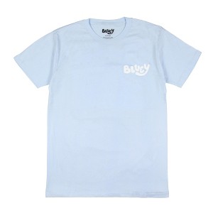 Bluey Men's Family Portrait Back Design Short Sleeve T-Shirt - 1 of 4