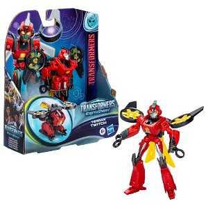 Transformers EarthSpark Warrior Class Terran Twitch Action Figure, Converts in 14 Steps - 1 of 4