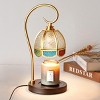 Fortune Candy Flameless Fragrant Candle Melter, Adjustment Knob, Dimmer & Timer, Wooden Base - 2 of 4