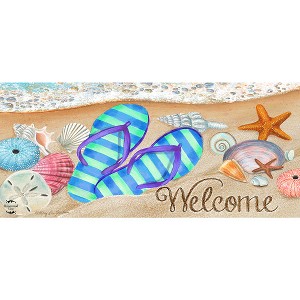 Briarwood Lane Summer Day in the Sun Mini Mat 22x10 Indoor Outdoor For Summer Doormat - 1 of 3