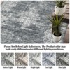 Washable Rugs for Living Room Vintage Distressed Area Rug Non-Slip Stain Resistant Carpet - 4 of 4