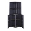 Acme Furniture 87" Vendome Decorative Bookshelf Antique Pearl: Enclosed Storage, No Assembly Required - 4 of 4