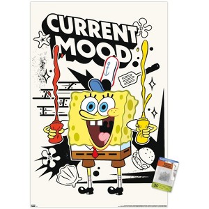 Trends International Nickelodeon Spongebob - Current Mood Unframed Wall Poster Prints - 1 of 4