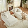 Dolonm 78.8" Double Sofa, Compressed Boneless Sofa Made of Corduroy, Requires No Installation,for Living Rooms Bedrooms - 2 of 4
