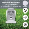 Big Dot of Happiness Graveyard Tombstones - Yard Sign and Outdoor Lawn Decorations - Halloween Party Yard Signs - Set of 8 - 3 of 4
