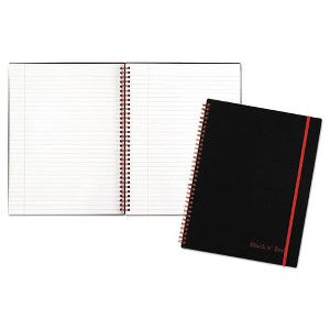 Hardcover Twinwire Notebooks, SCRIBZEE Compatible, 1-Subject, Wide/Legal Rule, Black Cover, (70) 11 x 8.5 Sheets