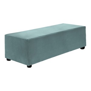 Unique Bargains Stretchy Soft Comfortable Rectangular Foot Stool Cover - 1 of 4