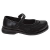 French Toast Toddler Girls School Shoes with Buckle Flower Details - 3 of 4