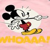 Girls' - Disney - Mickey Mouse Shirt Tail Raglan Graphic T-shirt - 2 of 3