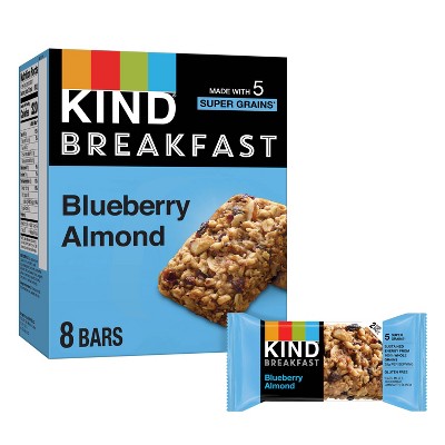 KIND Blueberry Almond Breakfast Bars - 4pk of 2 Bars