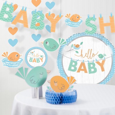 target baby shower decor