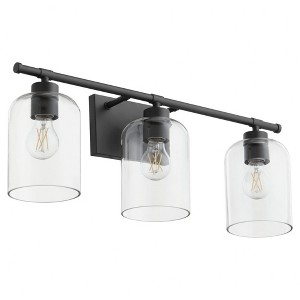 Quorum Lighting Tribute 3 - Light Vanity in  Matte Black - 1 of 1