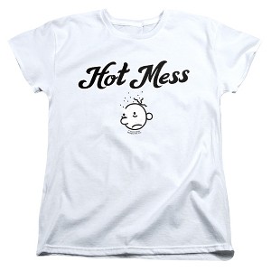 Women's Diary Of A Wimpy Kid I'M Kind Of A Hot Mess T-Shirt - 1 of 4