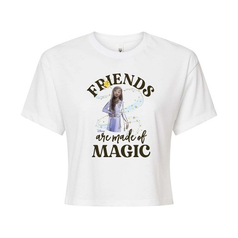 Women's Disney Friends Are Made Of Magic Cropped Graphic T-shirt ...