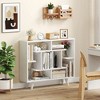 Geometric Bookcase with Anti-Tipping Kit and Storage Shelving Unit - 3 of 4