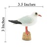 Collectible Wildlife Gifts | Bird, Seagull, Sea Gulls, Museum Quality, Hand Painted, Rubber, Realistic Toy Figure, Model, Gift,   3 1/2"   CH308 BB129 - 2 of 4